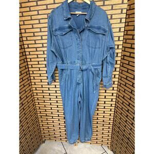 Sofia Vergara Denim Jumpsuit Size XL